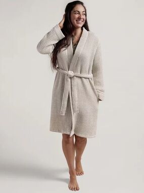 PARACHUTE Waffle Robe Size Small Lounge Sleep Bath Quiet Luxury